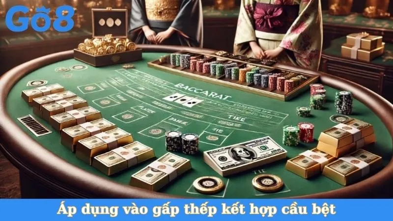 Áp dụng vào gấp thếp kết hợp cầu bệt